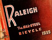 1939 Raleigh Bicycle Catalogue