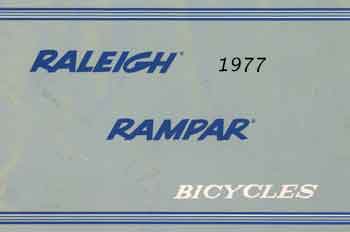 1977 Raleigh Bicycle Catalogue