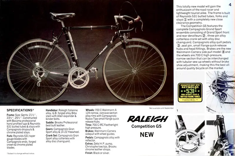 1977 Raleigh Competition