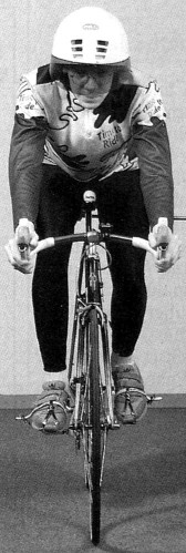 Aero bike, front view