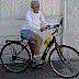 Betty and new bike